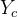 Y_{c}